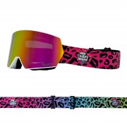 Маска BroStuff stealth vibe and ride rainbow red ion/yellow