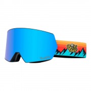 Маска BroStuff stealth sunrise electric blue ion/yellow