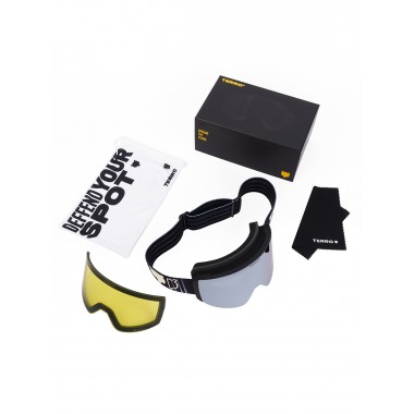 Маска Terro peakpro black silver Маска Terro peakpro black silver