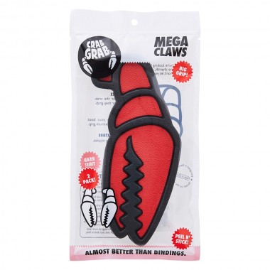 Наклейка на сноуборд CrabGrab mega claw black & red Наклейка на сноуборд CrabGrab mega claw black & red