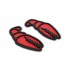 Наклейка на сноуборд CrabGrab mega claw black & red Наклейка на сноуборд CrabGrab mega claw black & red