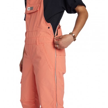 Штаны жен. DC valiant bib coral Штаны жен. DC valiant bib coral