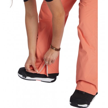 Штаны жен. DC valiant bib coral Штаны жен. DC valiant bib coral