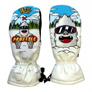 Варежки BroStuff powder yeti white