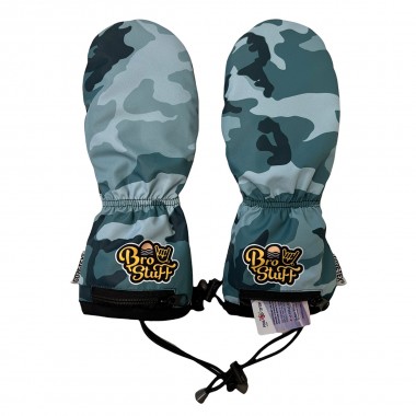 Варежки BroStuff Camo Teal Black Варежки BroStuff Camo Teal Black