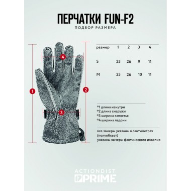 Перчатки Prime - fun f2 black Перчатки Prime - fun f2 black