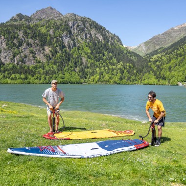 Насос высокого давления ручной (двойного действия) Aqua Marina liquid air v2 black Насос высокого давления ручной (двойного действия) Aqua Marina liquid air v2 black