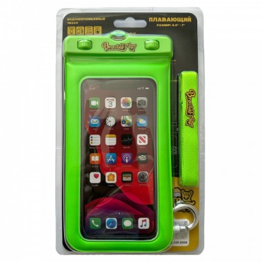 Плавающий чехол для телефона BroStuff green Плавающий чехол для телефона BroStuff green
