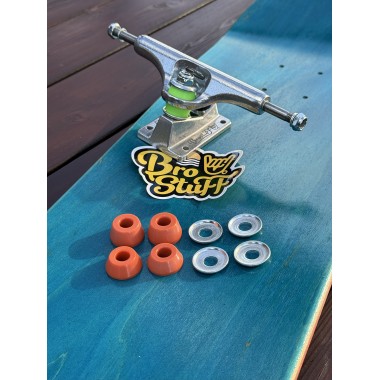Амортизаторы для скейтборда BroStuff medium bushings 90aak orange Амортизаторы для скейтборда BroStuff medium bushings 90aak orange