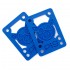 Подкладки для скейтборда Pig piles 1/8" hard risers blue Подкладки для скейтборда Pig piles 1/8" hard risers blue