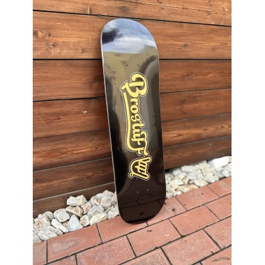 Дека для скейтборда BroStuff original logo black 8.25x31.625 Дека для скейтборда BroStuff original logo black 8.25x31.625