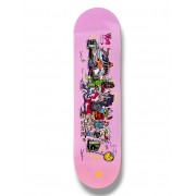 Дека для скейтборда BroStuff crazy party pink 8.25x31.625