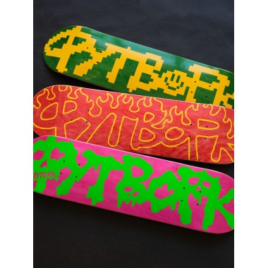 Дека для скейтборда Футворк progress лого скелетон 8.125x31.625 Дека для скейтборда Футворк progress лого скелетон 8.125x31.625