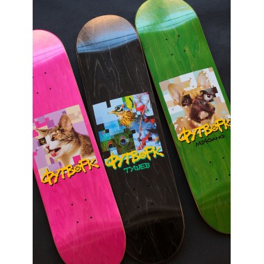 Дека для скейтборда Футворк progress тушев дрозд 8.125x31.625 Дека для скейтборда Футворк progress тушев дрозд 8.125x31.625