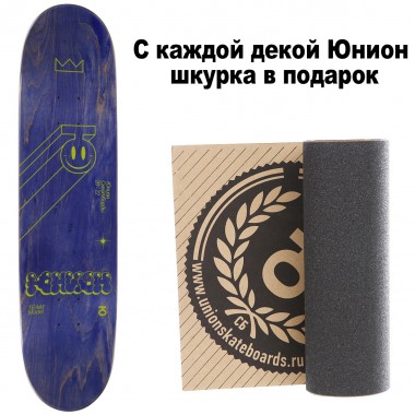 Дека для скейтборда Юнион uman 7.875x31.375 Дека для скейтборда Юнион uman 7.875x31.375