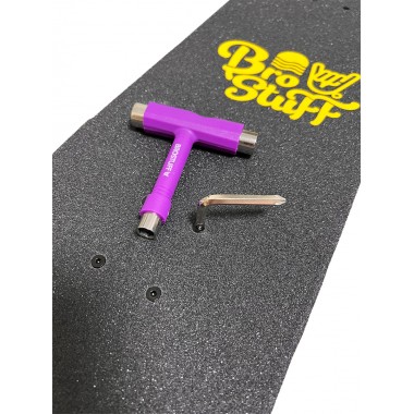 Ключ для скейтборда BroStuff Т-образный фиолетовый Ключ для скейтборда BroStuff Т-образный фиолетовый