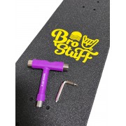 Ключ для скейтборда BroStuff Т-образный фиолетовый