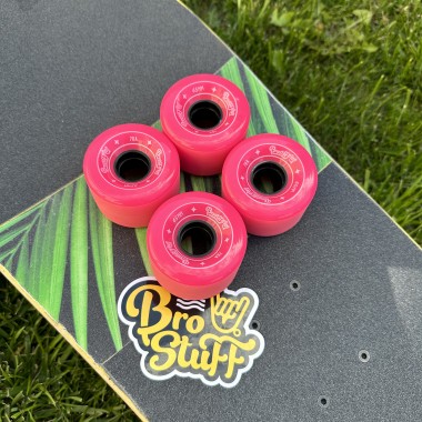 Колеса для круизера BroStuff pink 65x45мм 78a Колеса для круизера BroStuff pink 65x45мм 78a