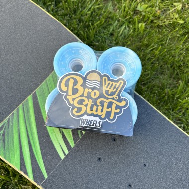 Колеса для лонгборда BroStuff pro blue swirl 70x50мм 78a Колеса для лонгборда BroStuff pro blue swirl 70x50мм 78a