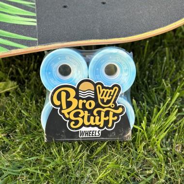 Колеса для лонгборда BroStuff pro blue swirl 70x50мм 78a Колеса для лонгборда BroStuff pro blue swirl 70x50мм 78a