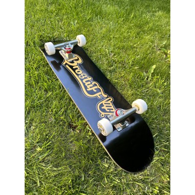 Скейтборд BroStuff original logo black 8.25x31.625 Скейтборд BroStuff original logo black 8.25x31.625
