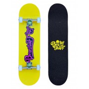 Скейтборд BroStuff original logo yellow 8.125x31.68