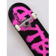 Скейтборд Футворк лого неон розовый 7.87x31.375