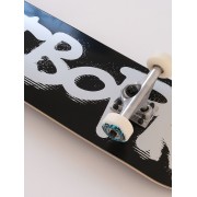 Скейтборд Футворк лого неон серебро 8.125x31.625