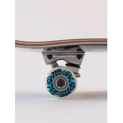 Скейтборд Футворк лого неон серебро 8.125x31.625