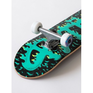 Скейтборд Футворк пламя зеленый 7.5x30.75 Скейтборд Футворк пламя зеленый 7.5x30.75