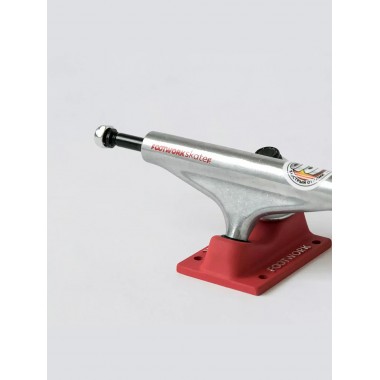 Подвески для скейтборда Футворк label red/raw 5.25 Подвески для скейтборда Футворк label red/raw 5.25