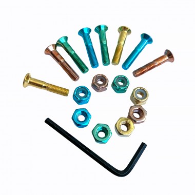 Винты для скейтборда BroStuff Rainbow 1" Винты для скейтборда BroStuff Rainbow 1"