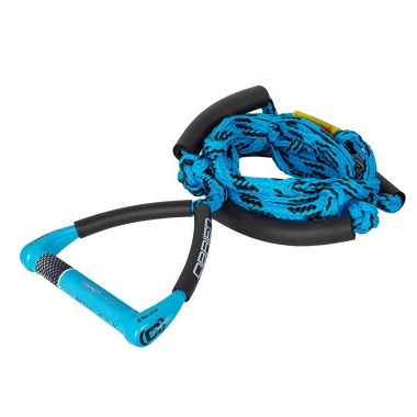Фал с рукояткой для вейксерфинга O'Brien team surf rope 9" aqua Фал с рукояткой для вейксерфинга O'Brien team surf rope 9" aqua