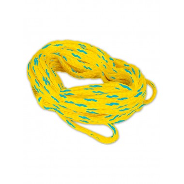 Фал для буксировки баллонов O'Brien tube rope ylw/aqua 2p Фал для буксировки баллонов O'Brien tube rope ylw/aqua 2p