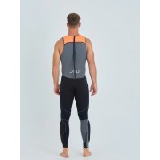 Гидрокостюм без рукавов + гидрокуртка Jetpilot rx vault race john+jacket charcoal/orange
