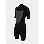 Гидрокостюм мужской короткий Jetpilot flight 2x2 bz ss springsuit flatlock black/black