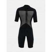 Гидрокостюм мужской короткий Jetpilot flight 2x2 bz ss springsuit flatlock black/black