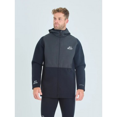 Гидрокуртка мужская с капюшоном Jetpilot heatseeker tour coat black Гидрокуртка мужская с капюшоном Jetpilot heatseeker tour coat black
