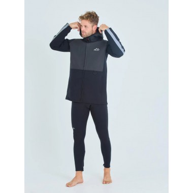 Гидрокуртка мужская с капюшоном Jetpilot heatseeker tour coat black Гидрокуртка мужская с капюшоном Jetpilot heatseeker tour coat black