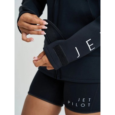 Гидрокуртка женская с капюшоном Jetpilot corp 2mm ladies tour coat black Гидрокуртка женская с капюшоном Jetpilot corp 2mm ladies tour coat black