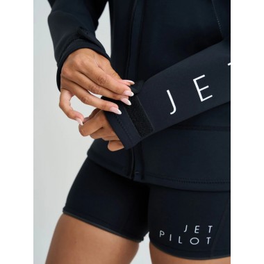 Гидрокуртка женская с капюшоном Jetpilot corp 2mm ladies tour coat black Гидрокуртка женская с капюшоном Jetpilot corp 2mm ladies tour coat black
