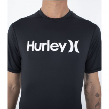 Гидромайка Hurley quickdry rashguard black Гидромайка Hurley quickdry rashguard black