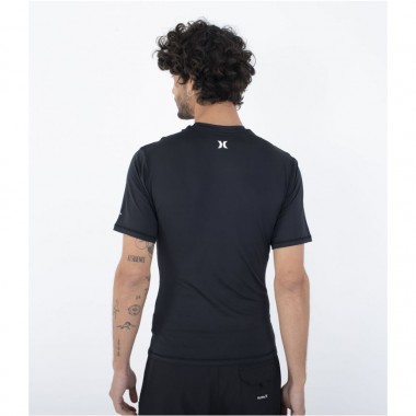 Гидромайка Hurley quickdry rashguard black Гидромайка Hurley quickdry rashguard black