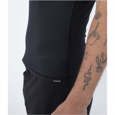 Гидромайка Hurley quickdry rashguard black Гидромайка Hurley quickdry rashguard black