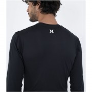 Гидромайка Hurley quickdry rashguard ls black