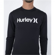 Гидромайка Hurley quickdry rashguard ls black