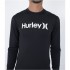 Гидромайка Hurley quickdry rashguard ls black Гидромайка Hurley quickdry rashguard ls black