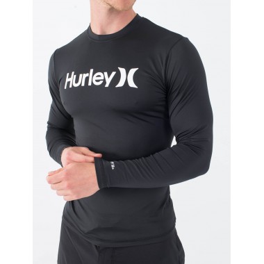 Гидромайка Hurley oo surf shirt ls black Гидромайка Hurley oo surf shirt ls black