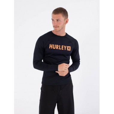 Гидромайка Hurley rash slim fit box ls black Гидромайка Hurley rash slim fit box ls black