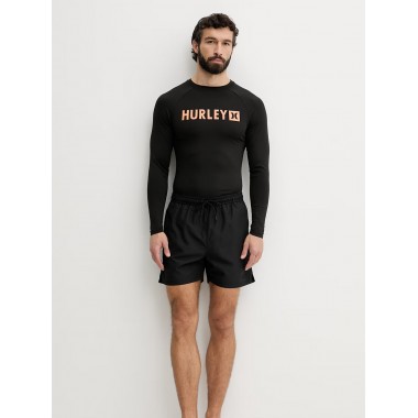 Гидромайка Hurley rash slim fit box ls black Гидромайка Hurley rash slim fit box ls black
